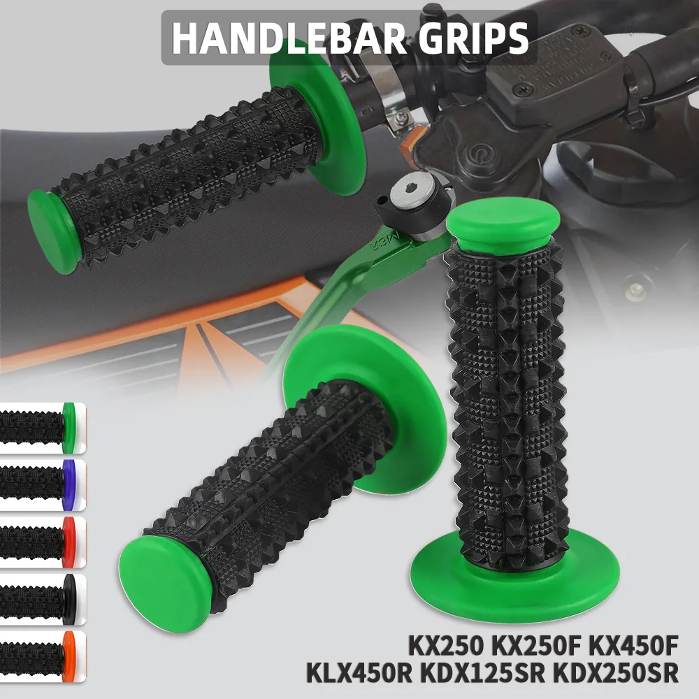 Motocross Universal brake Handlebar grips bar End For KAWASAKI KX250 KX250F KX450F KLX450R KDX125SR KDX250SR handle bar grips