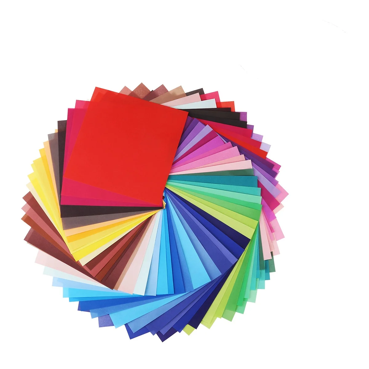 

50 Sheets Origami Paper Colorful Decorative Craft Square Single Sided Kids Folding Projects Parent Child Interaction