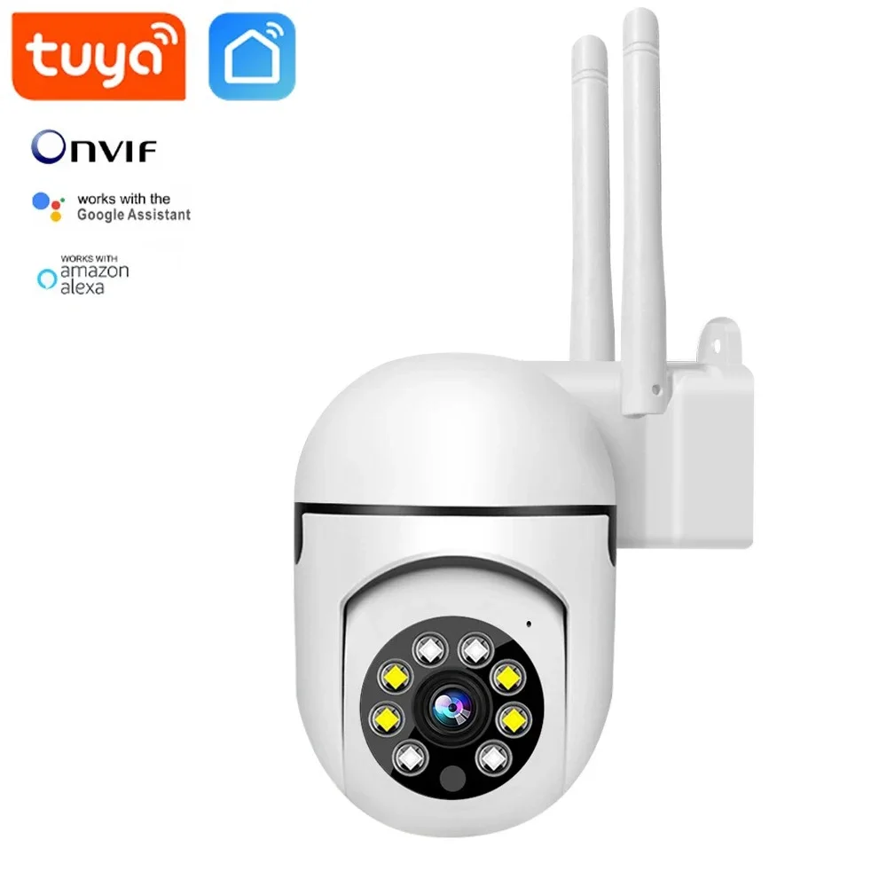WiFi Indoor Camera Tuya Smart Life Support Two Way Audio Wall Mounted Home Cam Security Video Surveillance CCTV Camera Tuya APP