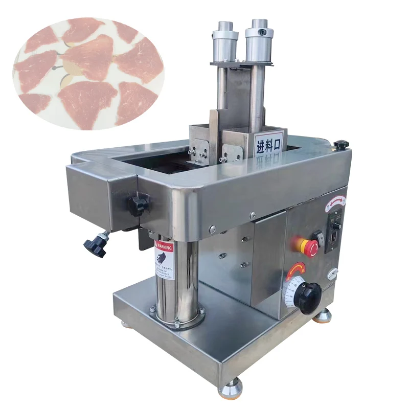 High Quality Stainless Steel Fresh Meat Slicer Machine Desktop Automatic Beef Mutton Slicer Meat Cutting Machine