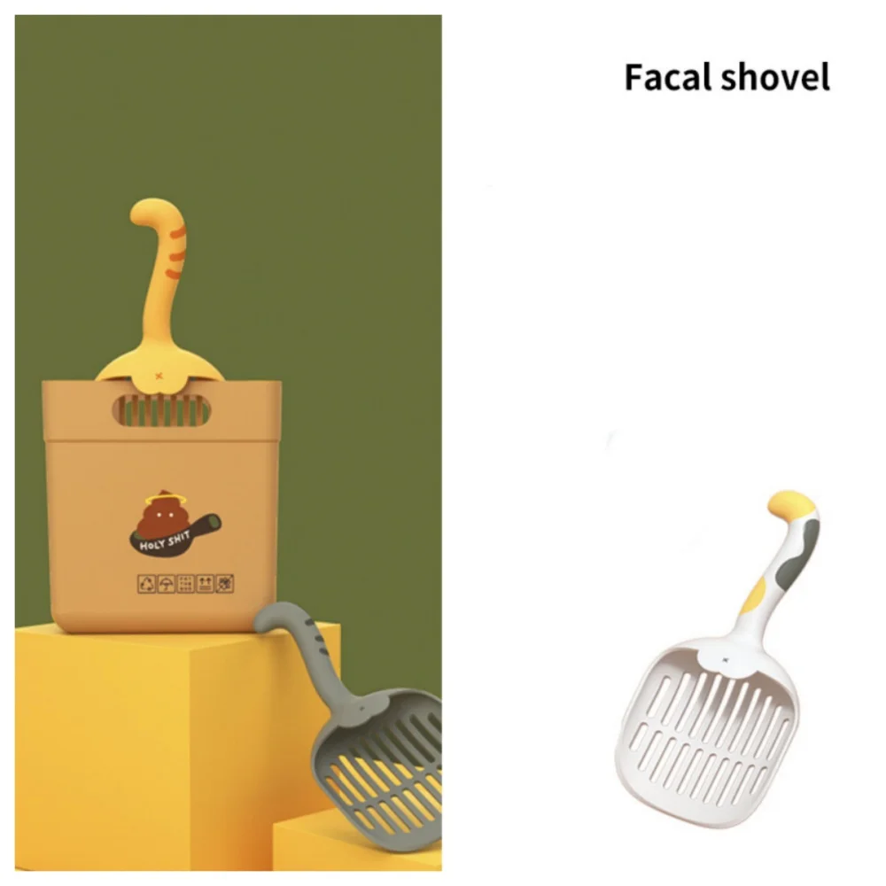 Cat tail, pet shovel, cat litter cleaning product, cleaning tray, garbage, small shovel, hanging hole