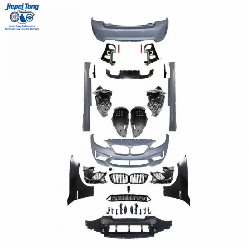 

Комплект обвеса Widebody в стиле F87 M2: боковые юбки, задние диффузоры, крылья, передняя решетка, бампер для F22 2014-2019