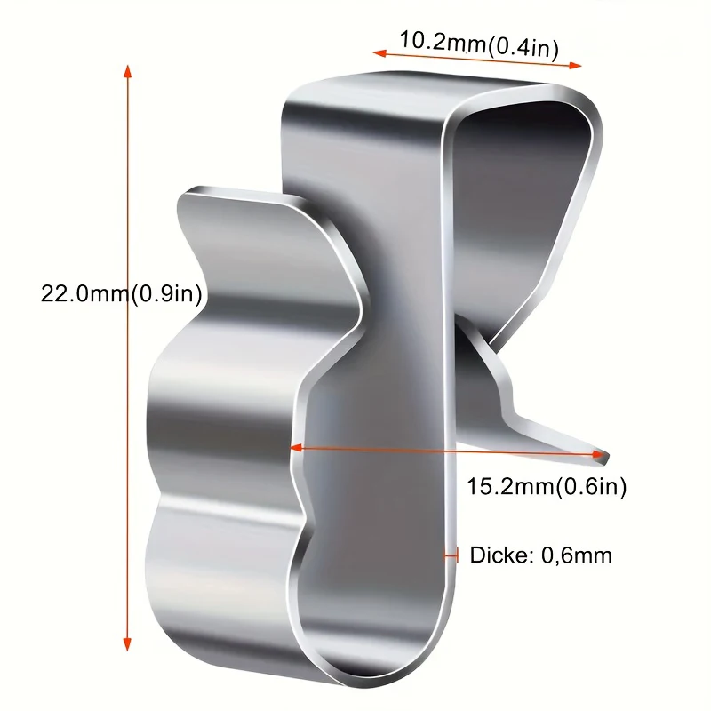 Trailer Frame Wire Clips Stainless Steels Trailer Wiring Cable Clips Replacement Parts For solar panel Boat Trailer Fishing Boat