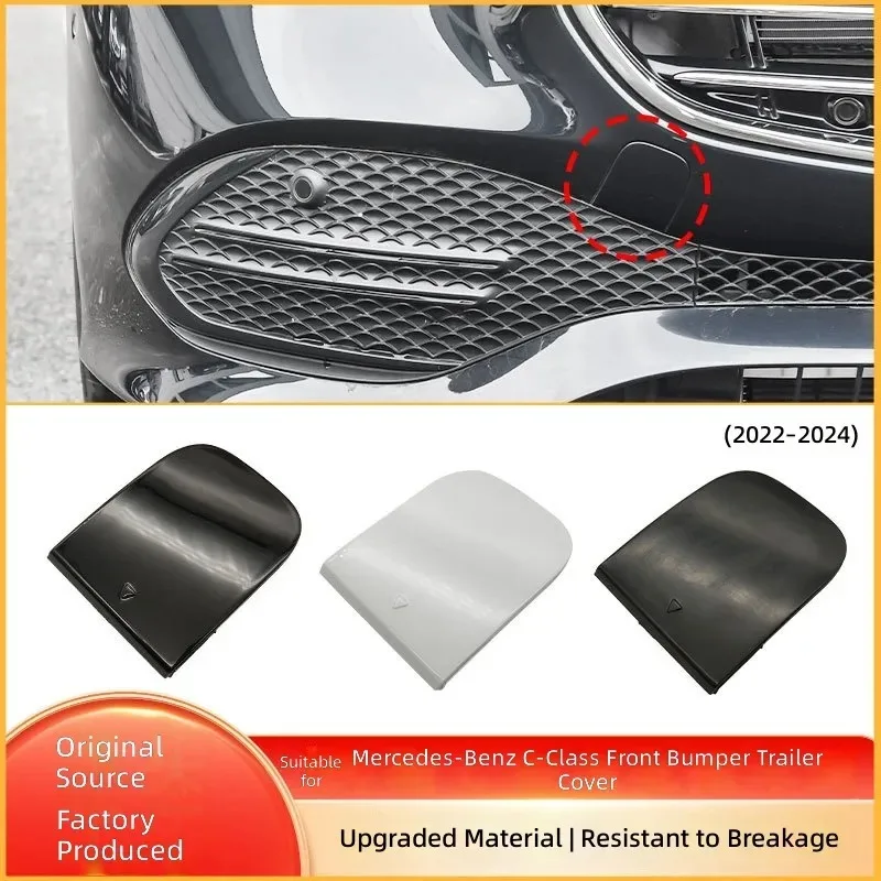 for Mercedes Benz C Class W206 Front Bumper Tow Hook Cover Trailer Eye Cap Plug 2068850001