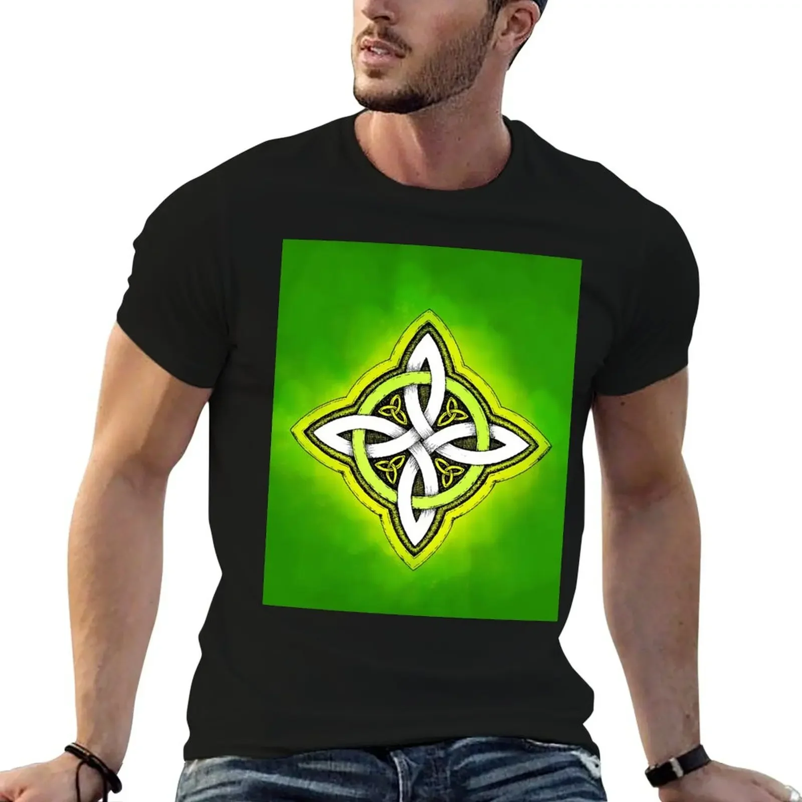 

Colorful Celtic Luck Knot T-Shirt oversized t shirt shirts graphic tees boys whites tee shirts for men