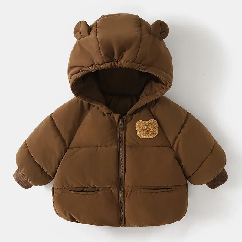 Bear Baby Winter Jackets for Girls Boys Clothes Cotton-Padded Thicken Kids Coats Children Parkas Jacket Baby Outerwear