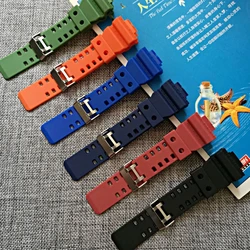 For Casio Watches band Rubber Band GA5600 EF Replace Band Sports Watch Strap 16mm 18mm 20mm 22mm Belt GA-100/110/120 Series