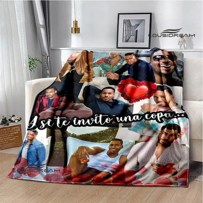 

Latin singer Romeo Santos printed blankets Flange Warm blanket soft and comfortable blanket picnic blankets birthday gift