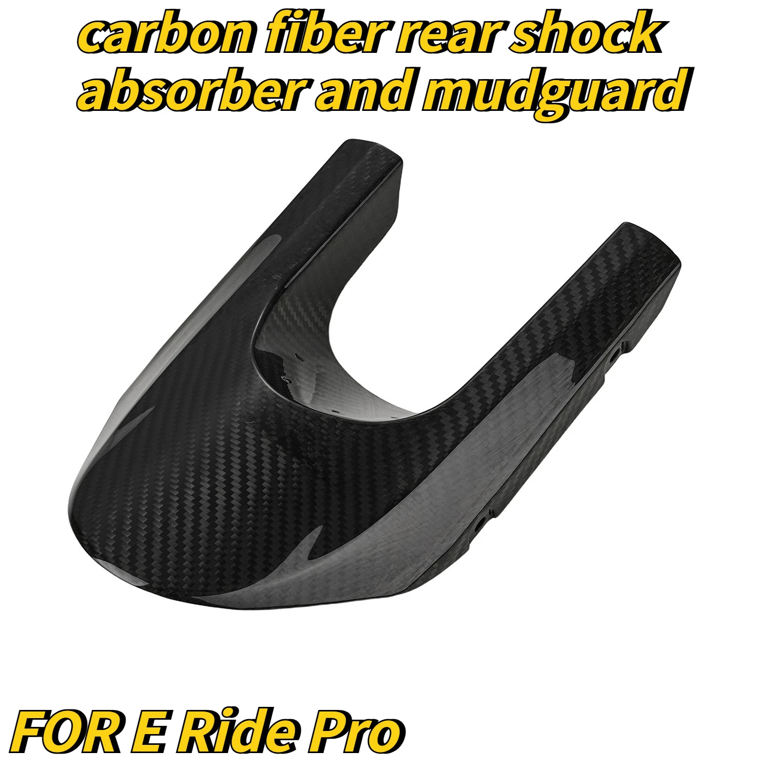 FOR E Ride Pro Motorcycle modification accessories carbon fiber rear shock absorber and mudguard