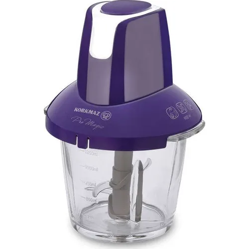 

Korkmaz A460-04 Pro Magic 4 Bladed Lavender Glass Chopper/Rondo