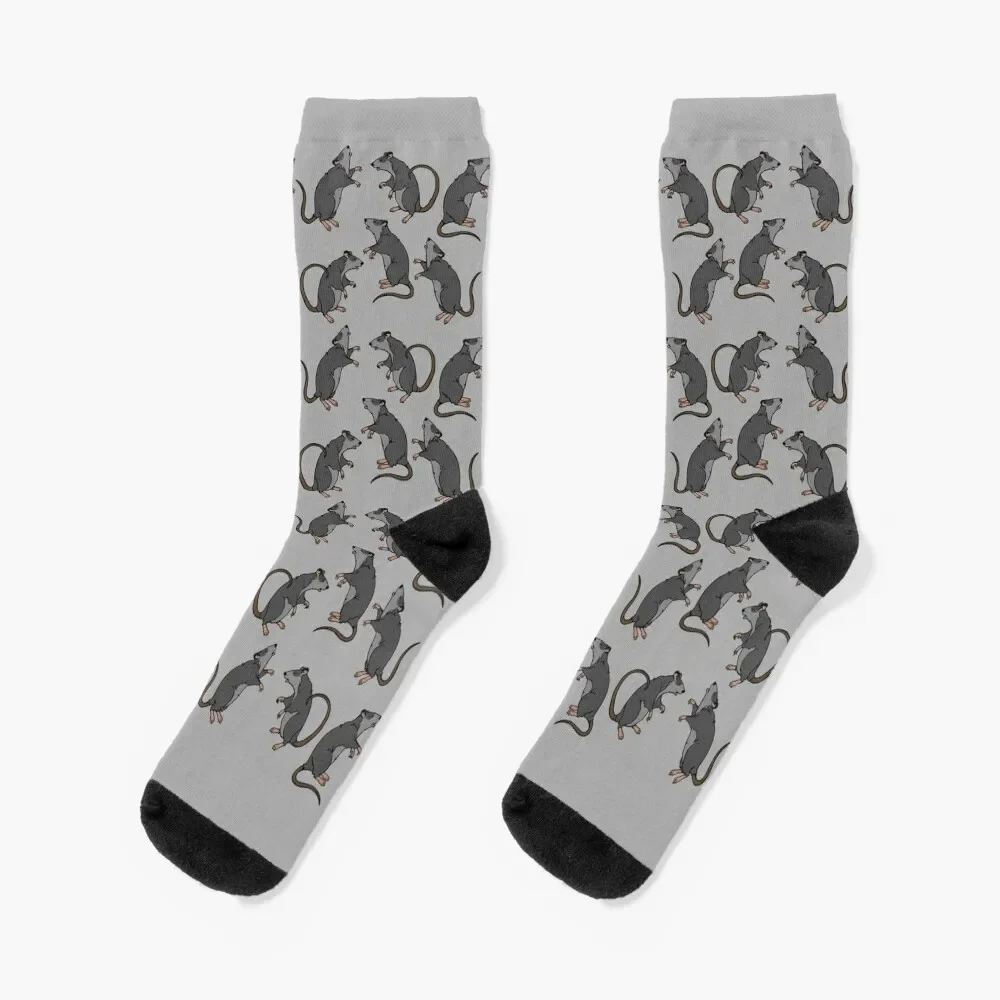 

Dancing Rats Socks kawaii winter Antiskid soccer Men's Socks Women's