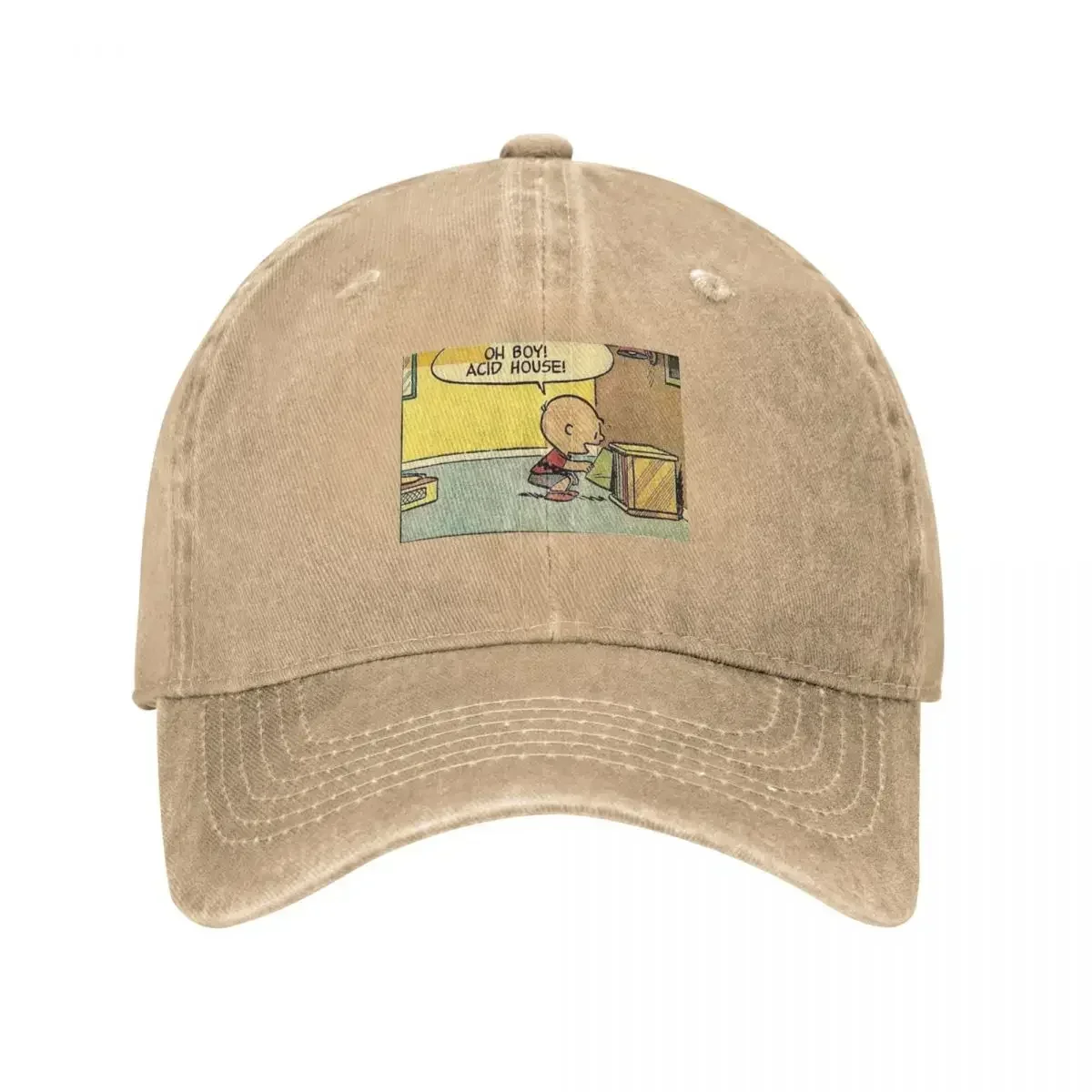 2026 Acid House T Shirt echno  Rave Electronic Music Festival Ibiza Party  Baseball Cap Beach Bag Women Hats Men's