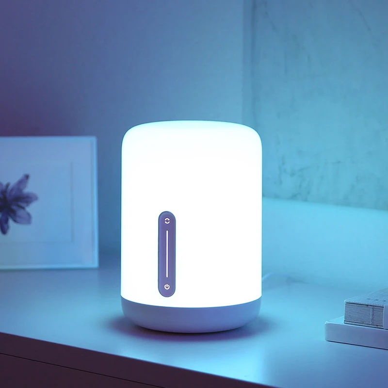 100% Origianl Xiaomi Mijia Bedside Lamp 2 Smart Light Voice Control Touch Switch Mi Home App Led Bulb for Apple Homekit Siri H30