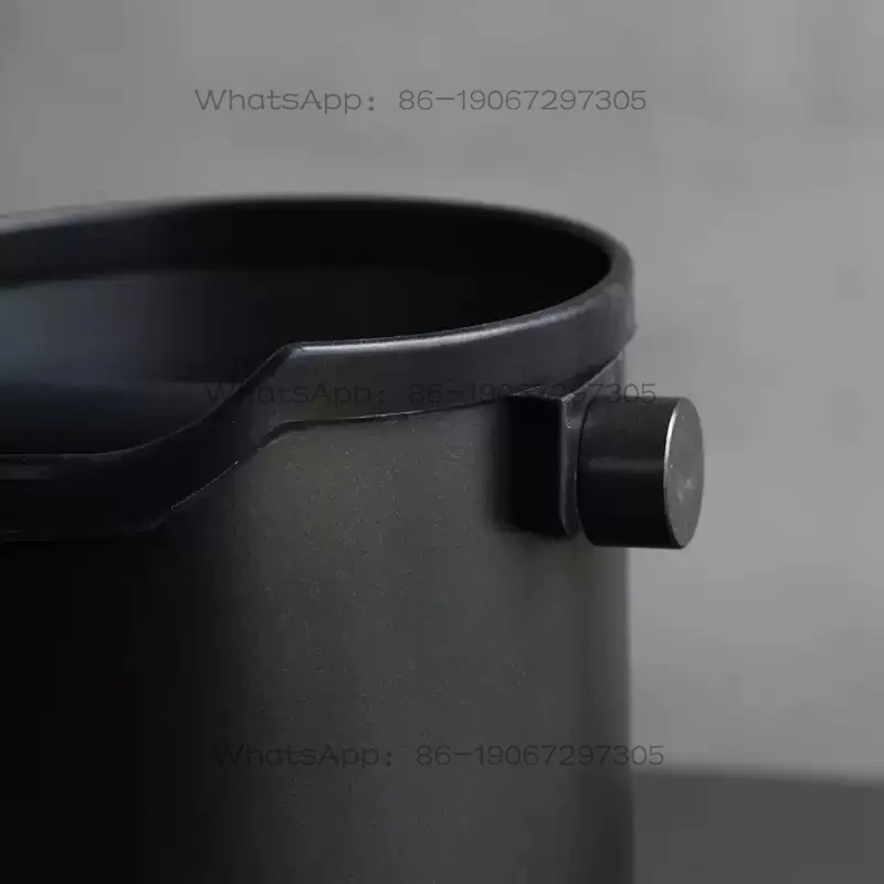 Teflon Coated Coffee Knock Box Stainless Steel Coffee Residue Bucket Anti-Slip Base For Espresso Coffee Shop Use