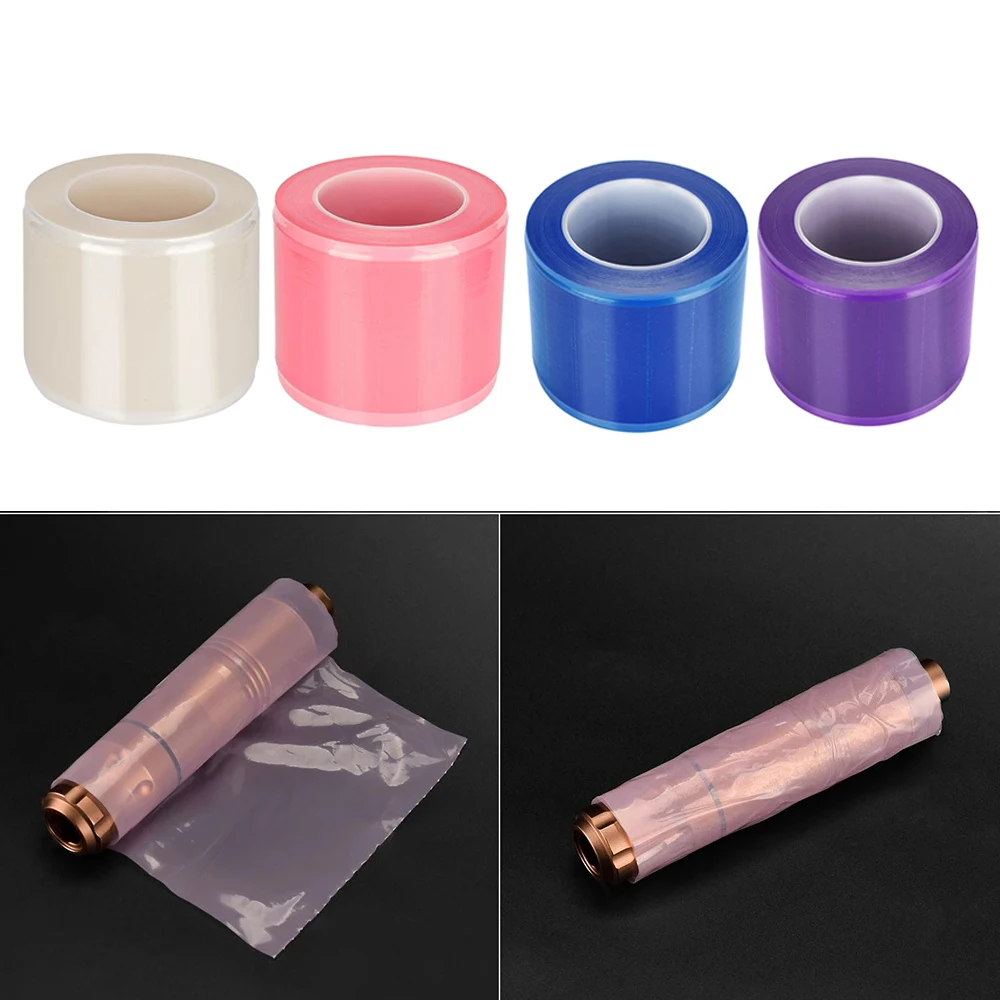 Waterproof Tattoo Barrier Film Disposable Tattoo Clear Wrap Membrane Anti-fouling Film Adhesive Bandage 1 Roll 1200pcs