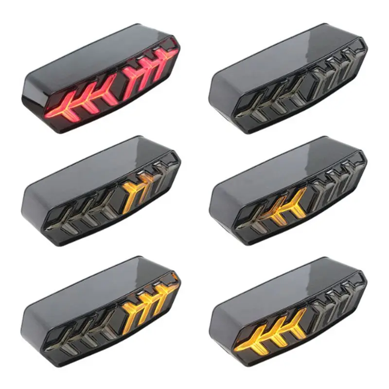 AEF2-Motorcycle Taillight LED Brake Light Turn Signals Light For Honda GROM MSX125 CBR650F view 4