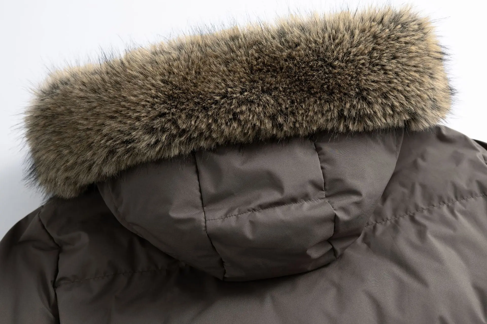 Winter Hooded Natural Large Fur Collar Down Jacket Women White Duck Down Warm Parker Outwears Female Thicken Short Down Jacket