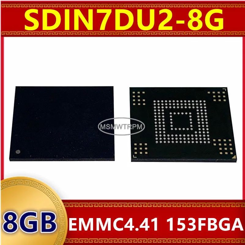 

Чип памяти IC SDIN7DU2-8G 8 ГБ EMMC4.41 153FBGA Интегральные схемы Новый оригинальный в наличии