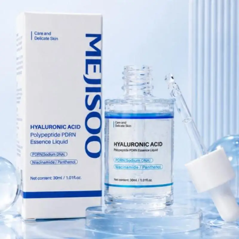 Hyaluronic Acid Pdrn Essence Liquid Niacinamide Panthenol Hydrating Brightening Facial Repair Moisturizing Skin Serum Care 30ml