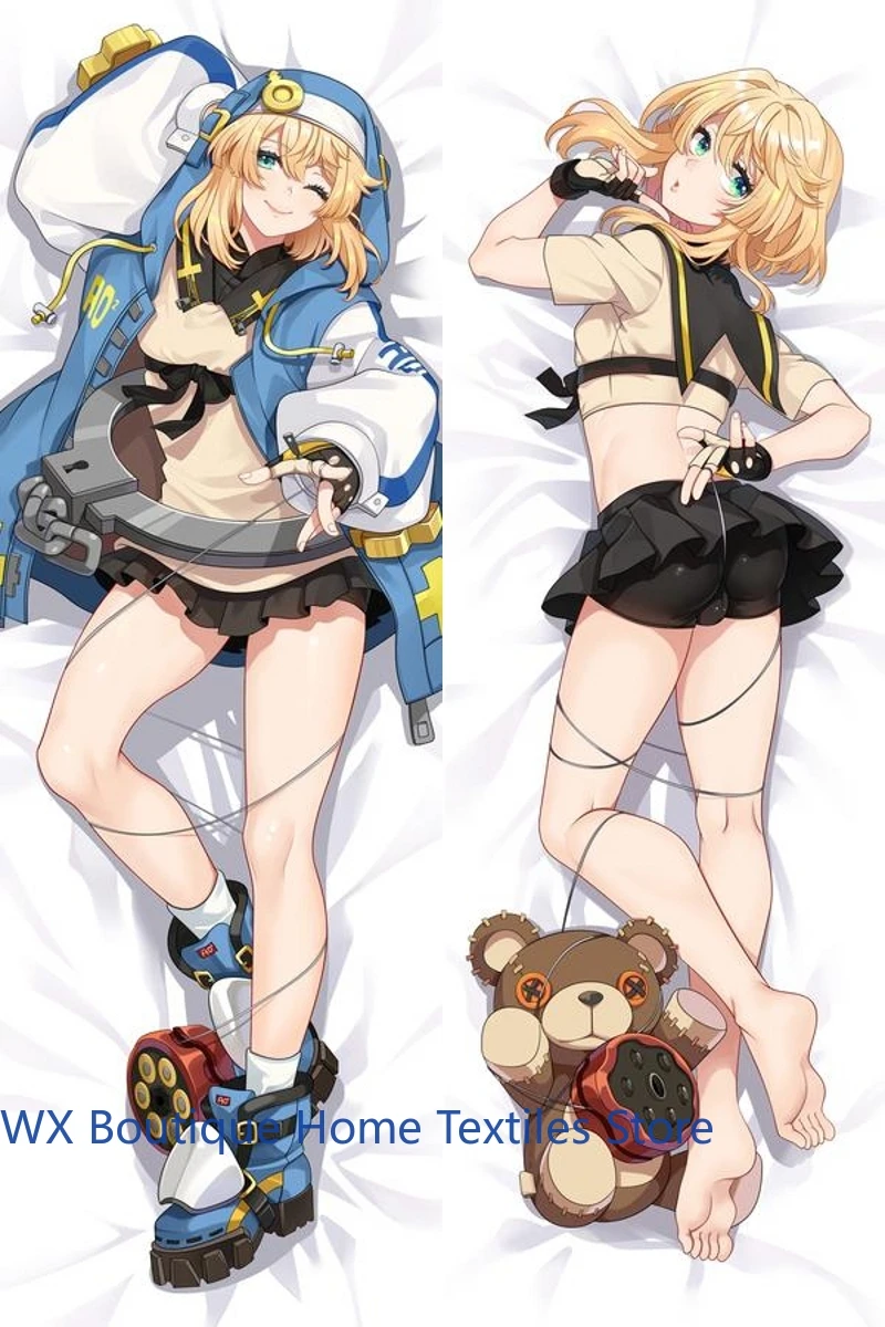 

Anime Game Impact Guilty Bridget Cosplay Dakimakura Pillow Case