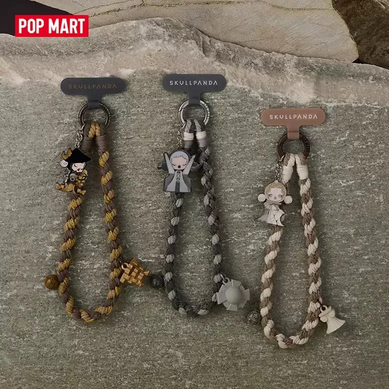 POP MART SKULLPANDA WHERE TIME DWELLS Serie Handy-Lanyard Mystery Box Original Blind Box Überraschungsspielzeug Taschen-Ornament Figuren Heimdekoration