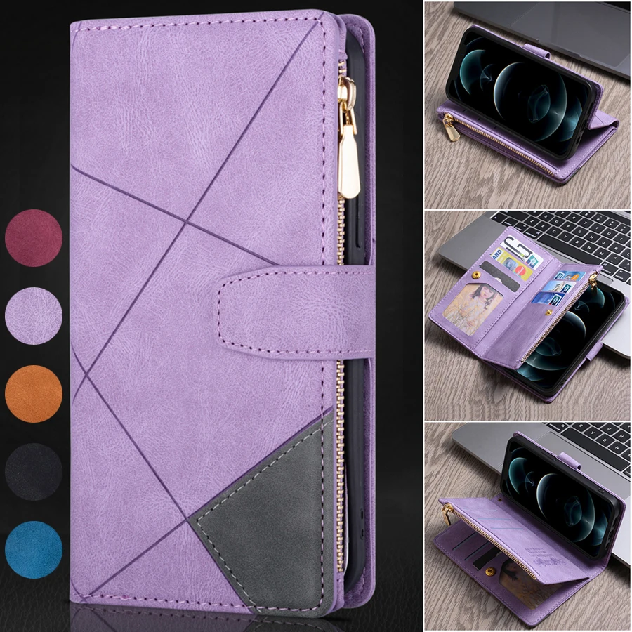 

Wallet Leather Line Stitching Doka Case For iPhone 13 Pro Max 13 Mini 12 Pro Max 11 Pro Max SE2020 X XS XR XS Max 8/7/6/6S/ Plus