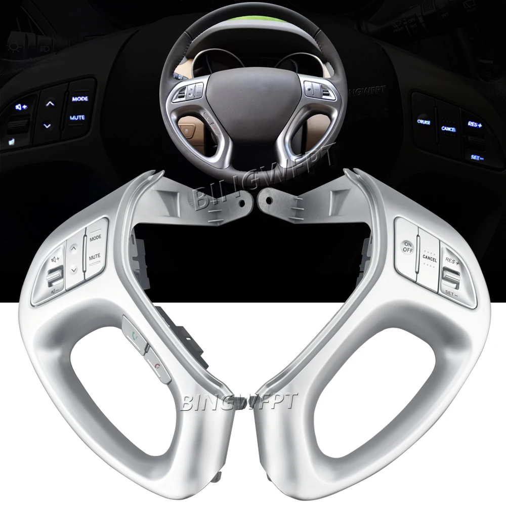 

Multi Function Steering Wheel Button Cruise Control Bluetooth Button For HYUNDAI TUCSON IX35 2010-2015 96700-2S900/G