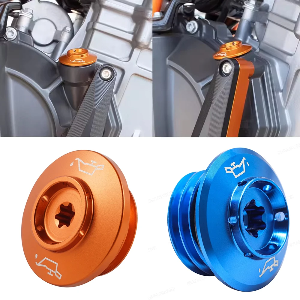 

Крышка заглушки мотоцикла для KTN 1290 Super Duke 690 950 Duke 990 Super Duke, крышка маслозаливной горловины, винт