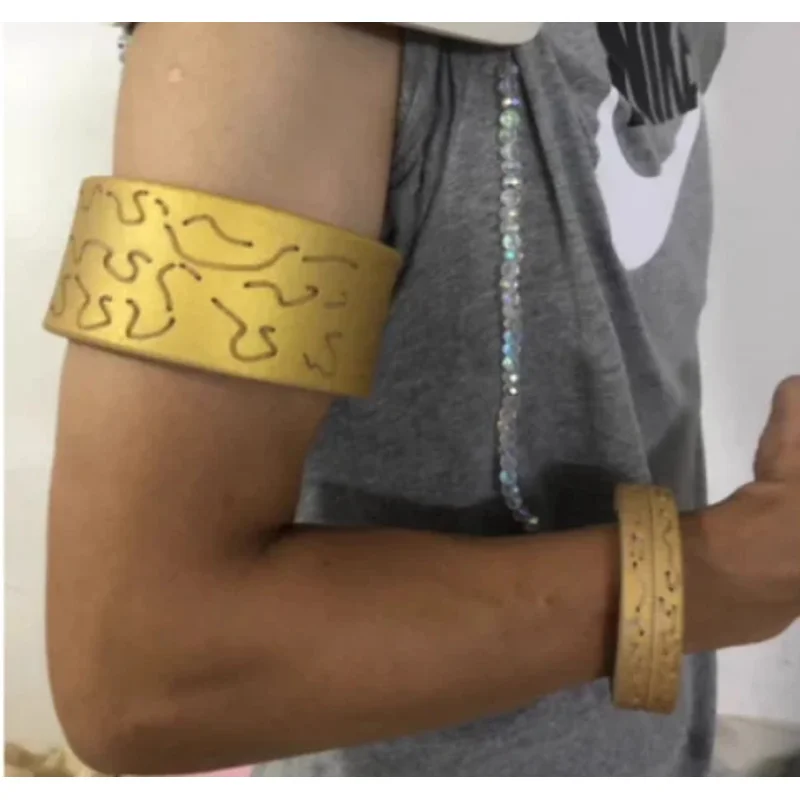CyNuevo Uzui Tengen Cosplay Headband Aksesori Lengan Aksesori Kostum Halloween