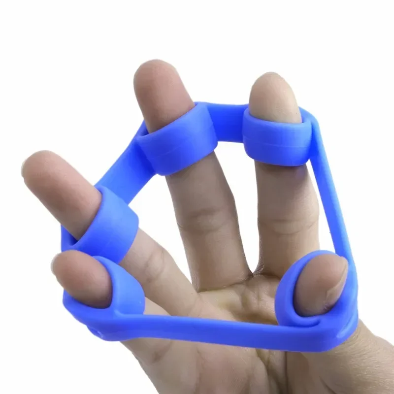 Muscle Power Training Finger Trainer Hand Grip Ring Exerciser for Guitar Bass Ukulele Piano Violin Music Players