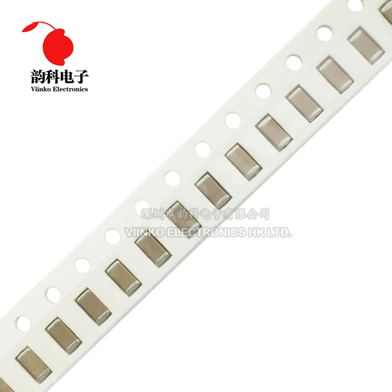 100 sztuk 1206 SMD Chip wielowarstwowy kondensator ceramiczny 43pF 62pF 3.9nF 6.8nF 18nF 20nF 27nF 56nF 330nF 680nF 820nF 0.33uF 0.68uF