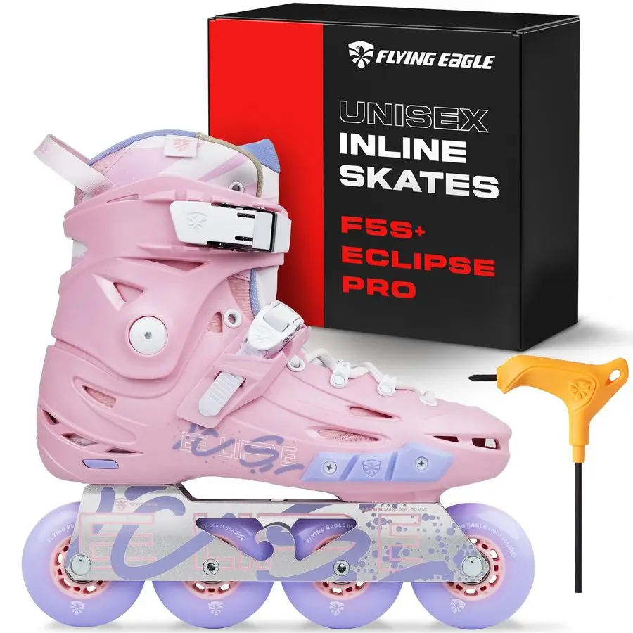 FS5 الكسوف برو الكبار حذاء تزلج بعجلات Slalom Skate، Freeskates، في الهواء الطلق الحضرية حذاء تزلج بعجلات النساء أمبير الرجال، التزلج في الهواء الطلق Ro #1
