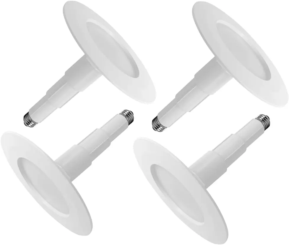 

4-Pack 5/6' LED Can Lights, 12W=60W, 2700K Soft White, 800 Lumens, Dimmable, Damp Rated, Easy Install