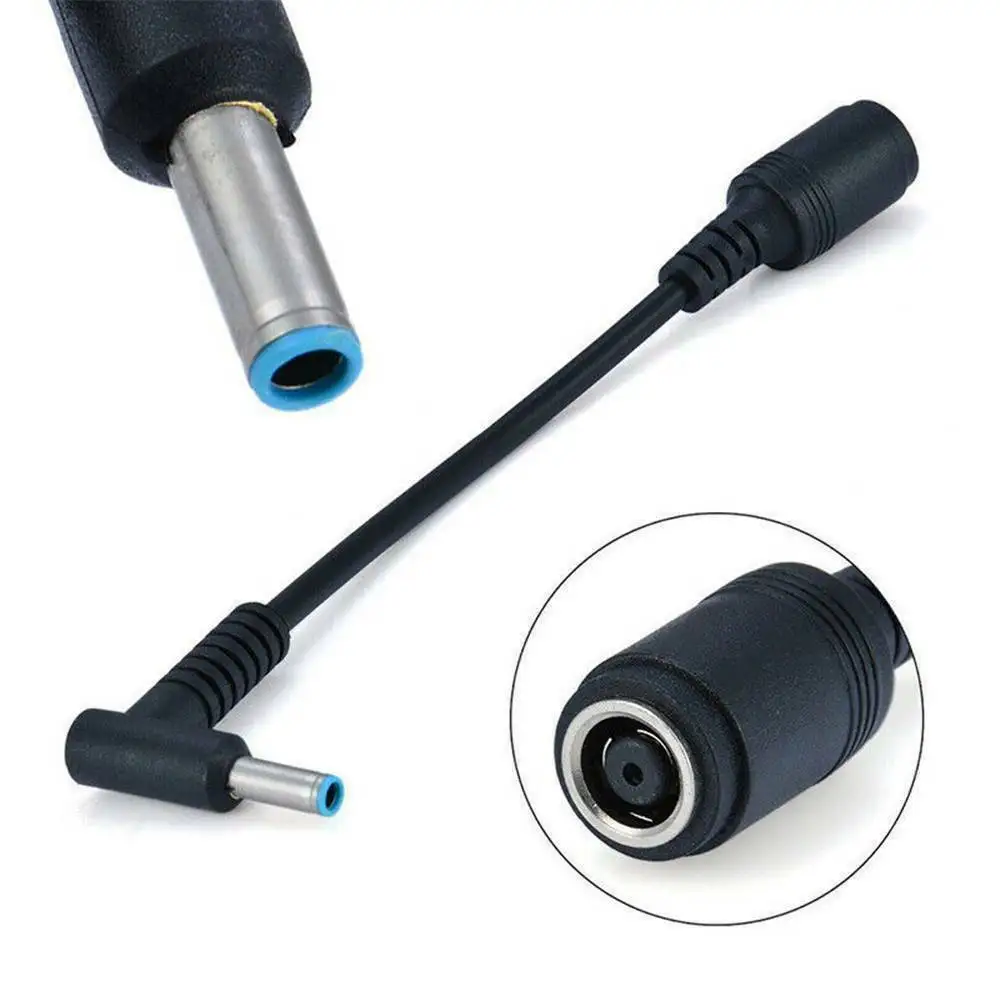 

DC Power Charger Converter Adapter Cable 7.4mm to 4.5mm For HP For Dell Blue Tips