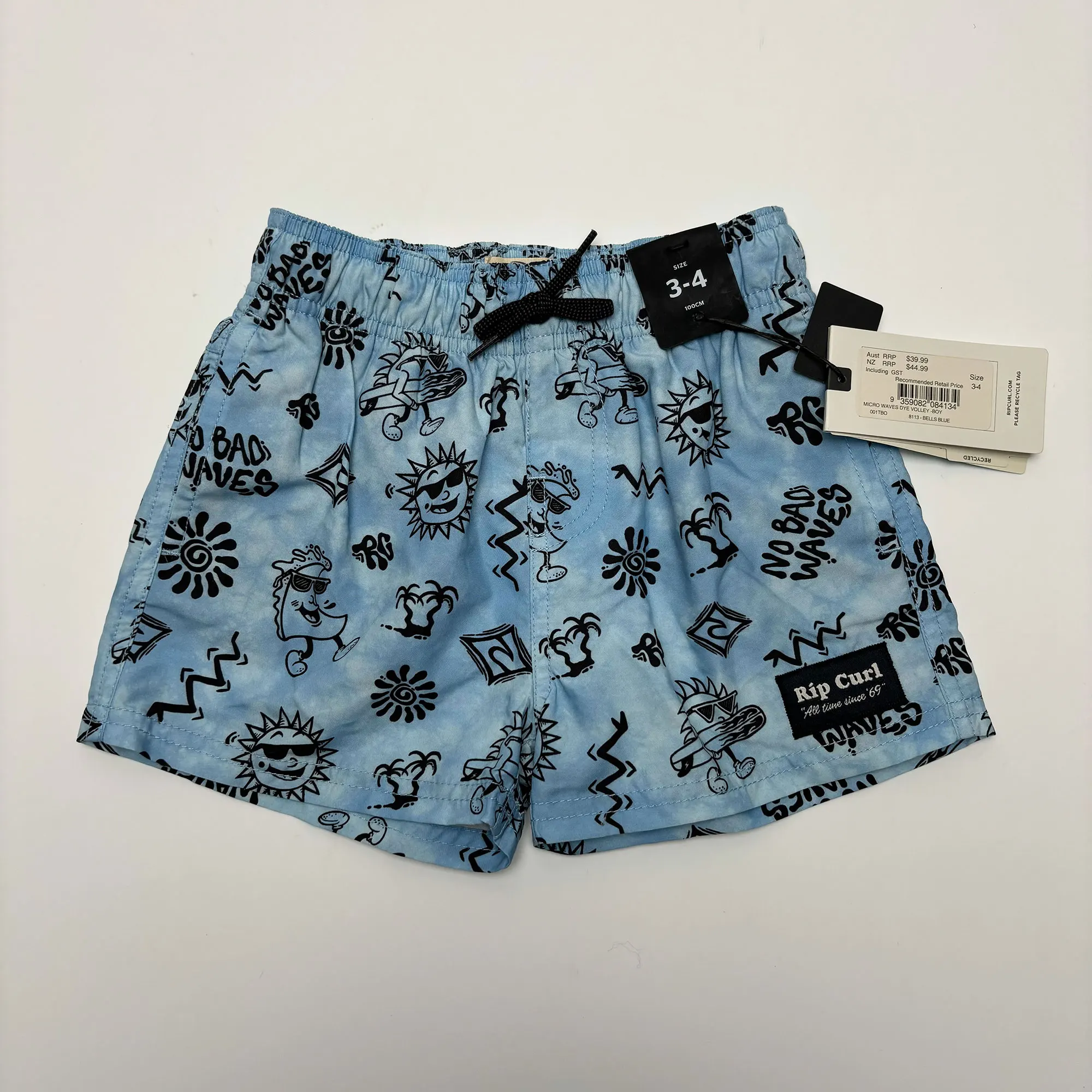 3-4Year Old Boys Shorts Brand RIP Curl Swim Trunks Beach Shorts Infants Kids Shorts Cute Ptinted Quick dry Waterproof Boardshort