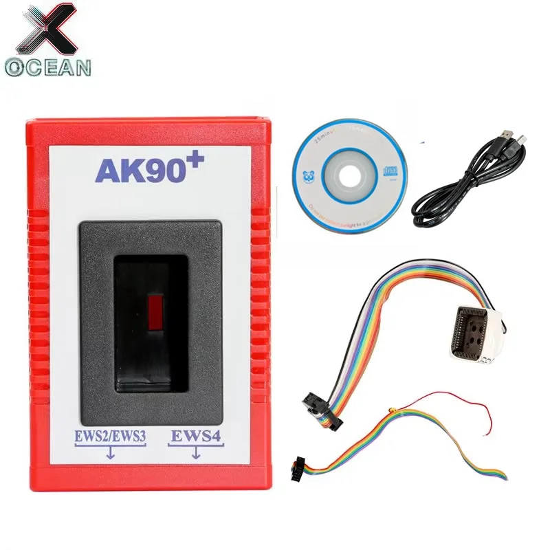 AK90+ Key Programmer For BMW EWS2/3/4 Key Code Reader V3.19 Newest Version AK90 Key Maker For BMW Programming Tool