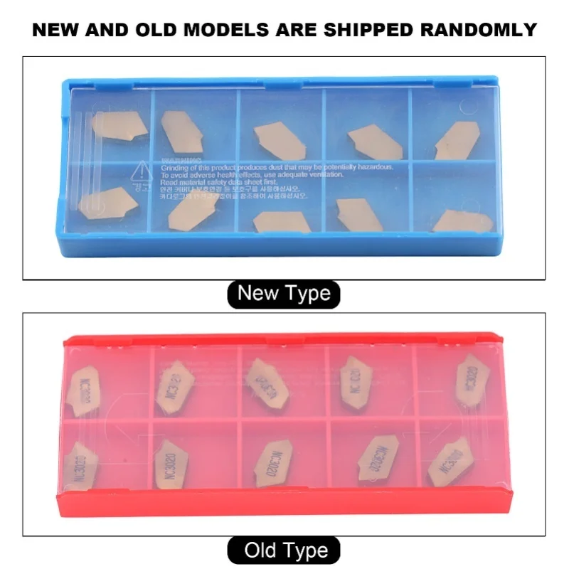 

10Pcs CNC Turning Blade Durable Machine Peocessing Accessories GTN3 Sturdy Blade HW190223113(Randomly sent)