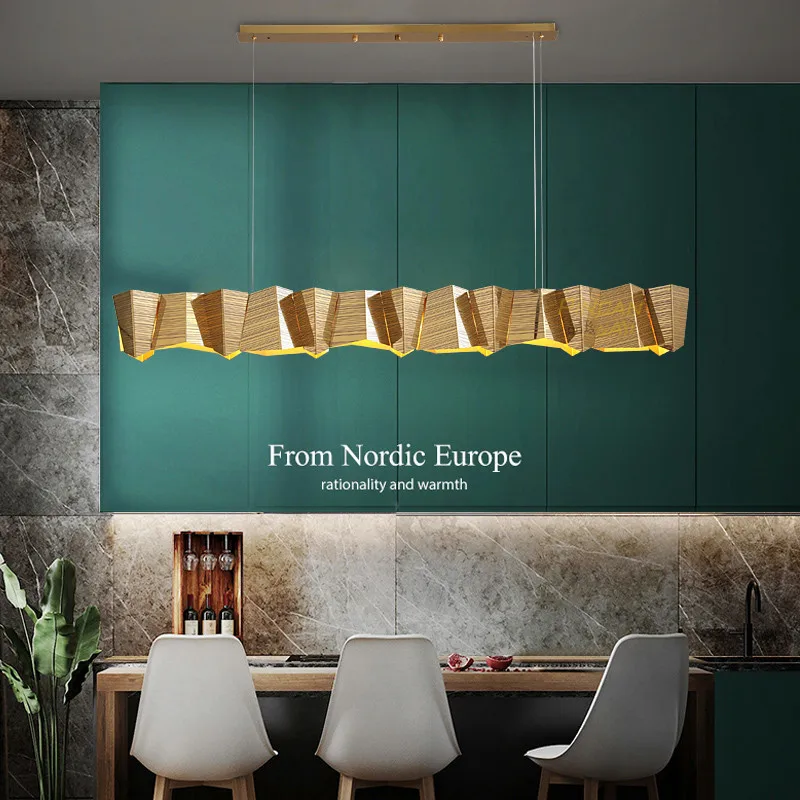 

Post-modern Stainless Steel Restaurant Pendant Light Italian Luxury Art Bar Villa Lamp Kitchen Island LED Decor Lighting Fixture