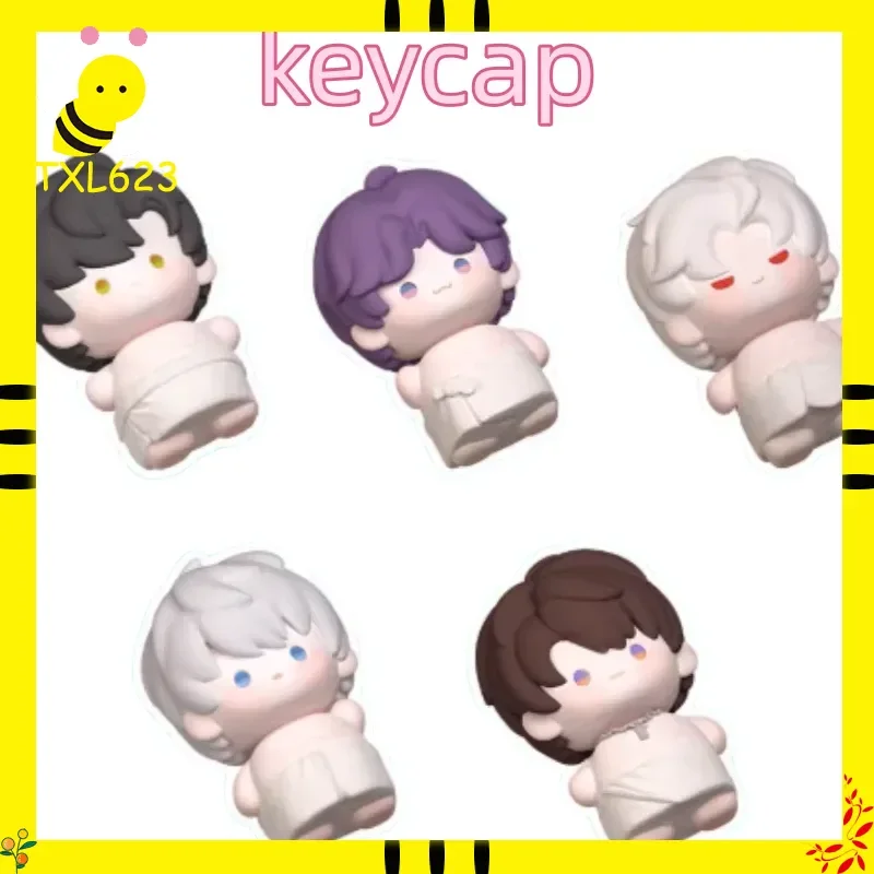 

Love And DeepSpace Anime Resin Mechanical Keyboard Keycaps Set Handmade Rafayel Zayne Xavier Sylus Caleb Characters Collectible