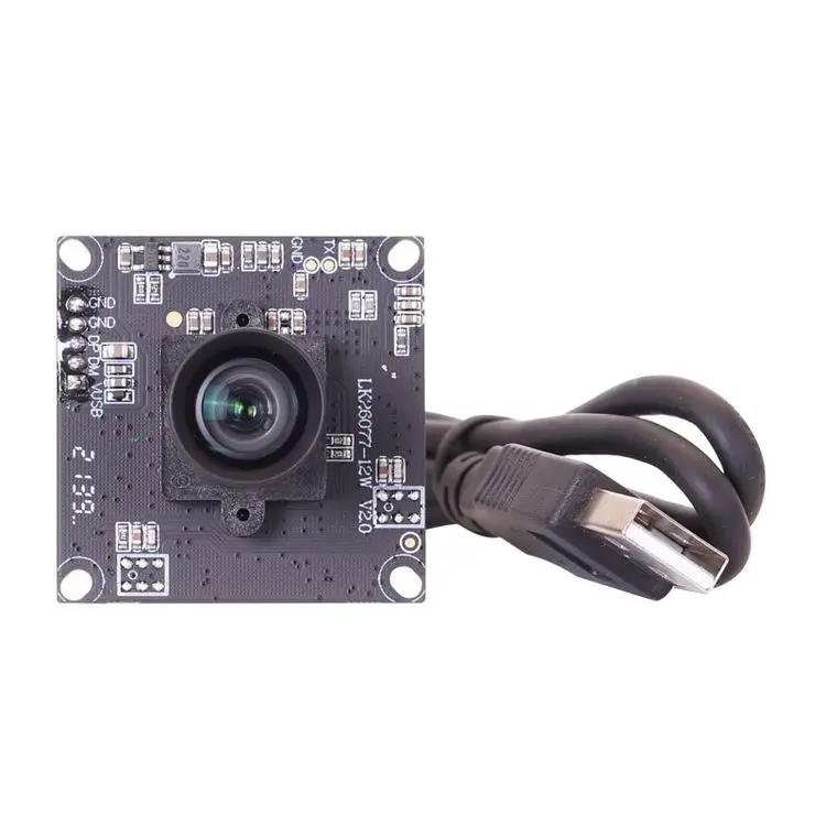 4K12MP IMX577 38mm 6mm 60degree distortionless 120fps uvc Android Face recognition usb industrial PCBA camera module