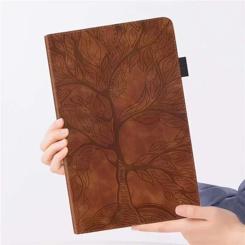 Case for Honor Pad X9 Tablet 11 5 inch Emboss Tree Leather Flip Cover for Funda Honor Pad X9 X 9 Case For Honor Pad X9 11.5