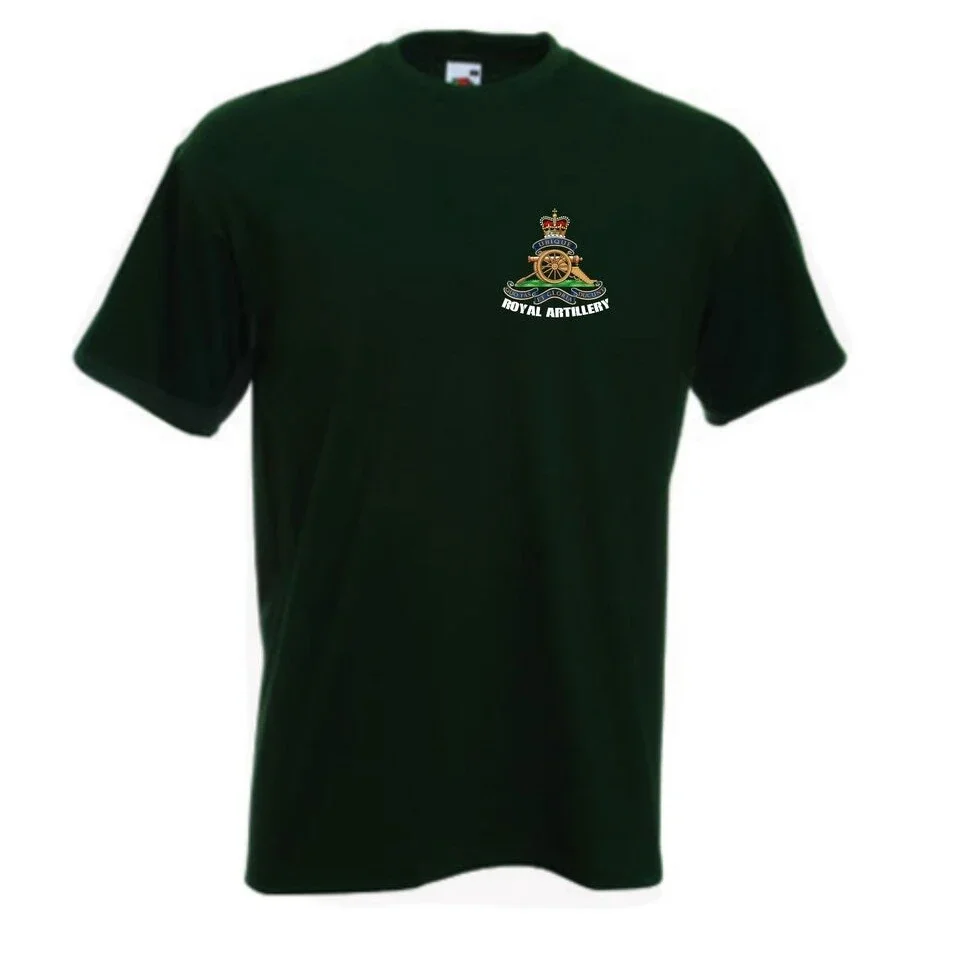 Royal Artillery | The British Army Gunner T-Shirt New 100% Cotton Short Sleeve O-Neck Casual Mens Military Style T-shirt