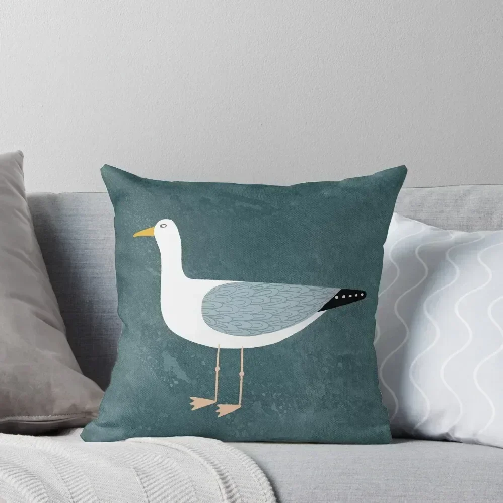 

Seagull Standing Throw Pillow Pillowcase Cushion Custom Cushion Christmas Covers pillow