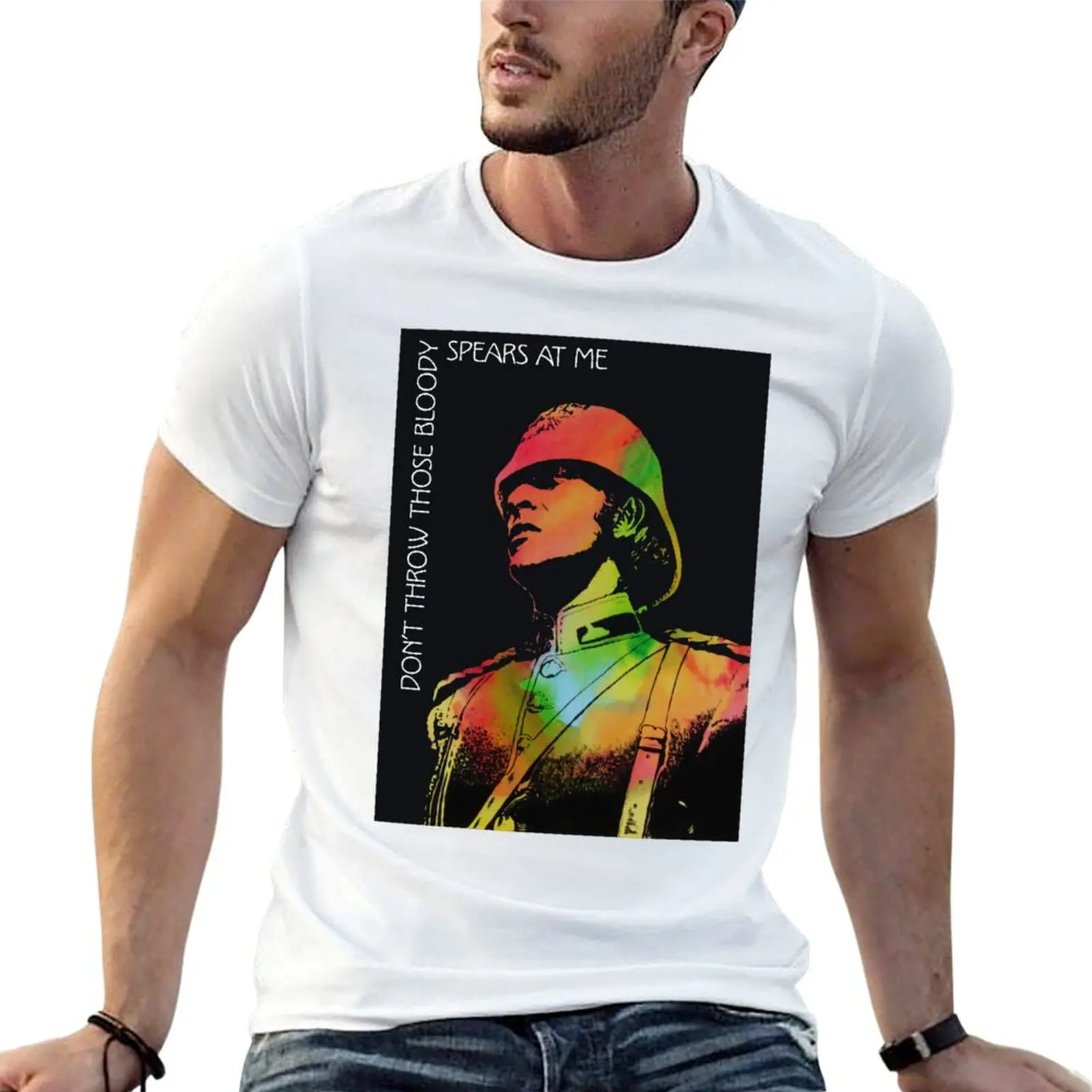 

man shirts tshirt funny T-Shirt 100% Technicolour Michael for t Caine cotton graphic