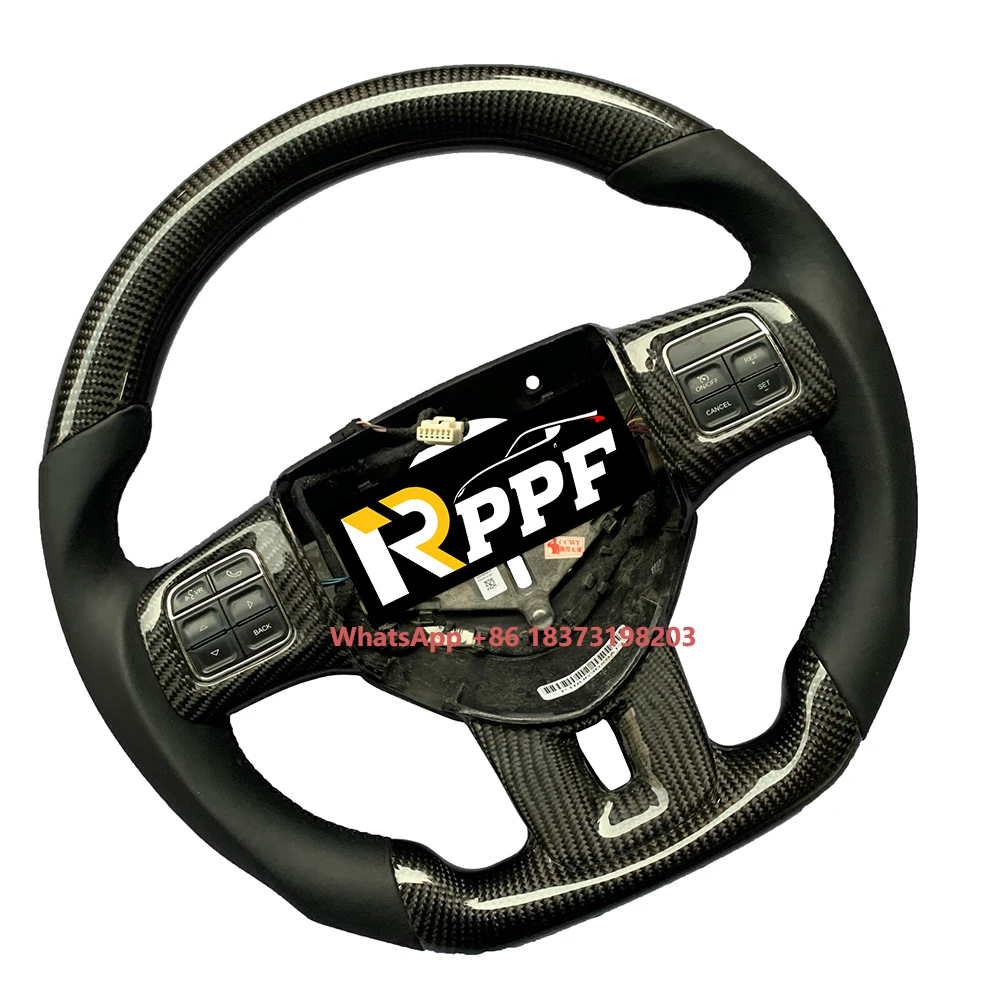 

RPPF Superior Factory Customization Capabilities Carbon Fiber Steering Wheel for Dodge Charger 2011- 2014