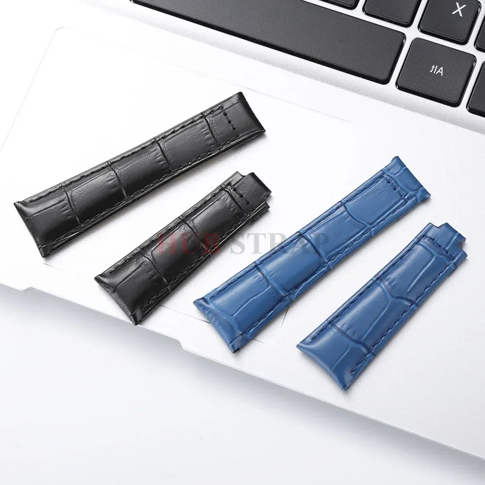 Watchband for Rolex SUBMARINER Water Ghost DAYTONA GMT Cowhide Grain Calfskin Men Women Waterproof Strap Watch Accessories 20mm
