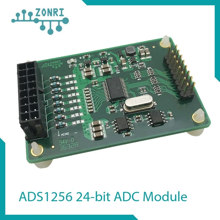 ADS1256 High Precision 24-Bit ADC Data Acquisition Module, 30kSPS, ±5V, SPI, Single/Differential Input