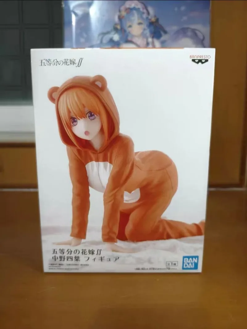 

Оригинальная фигурка Bandai The Quintessential Quintuplets Накано Йотсуба, 10 см, аниме-фигурка, модель, игрушка, украшение для рабочего стола, подарок на день рождения