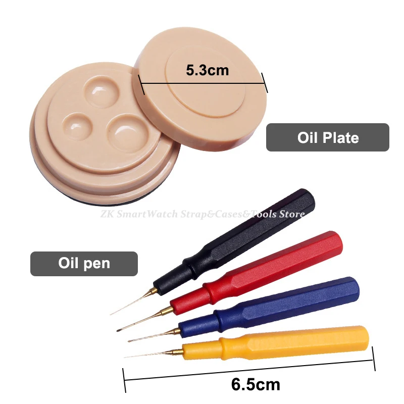 5pcs Watch Lubricant Oiler Oil Pin Pen Portable Movement Part Lubricating Repair Maintenance Tool Accessories for Watchmakers