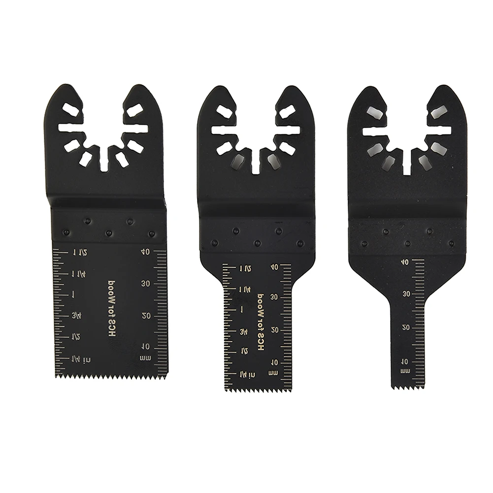3pcs 10mm 20mm 34mm Multifunctional Straight Saw for blades for hcs Fine Coarse Tooth Oscillating Multi Tool Renovator Power
